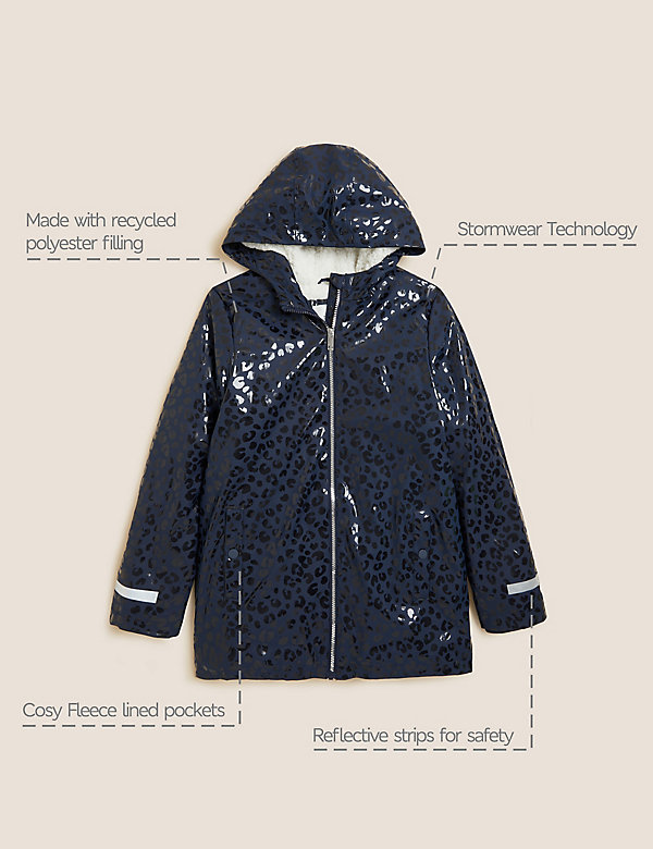 Stormwear™ Leopard Fisherman Coat (6-16 Yrs)
