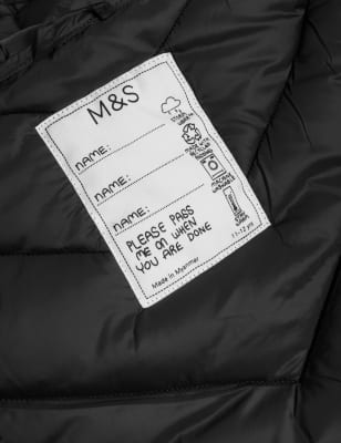 

M&S Collection Leichter, lang geschnittener Stormwear™-Mantel (6-16 Jahre) - Black, Black