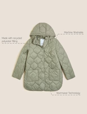 

Girls M&S Collection Stormwear™ Quilted Padded Coat (6-16 Yrs) - Khaki, Khaki