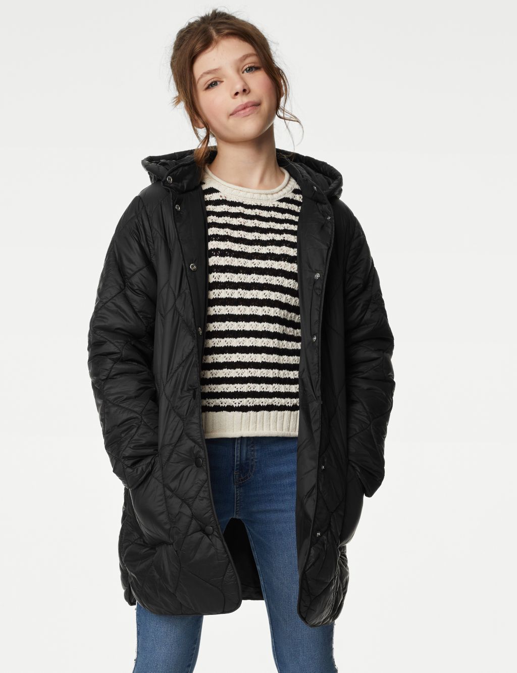 Stormwear™ Quilted Padded Coat (6-16 Yrs) image 3