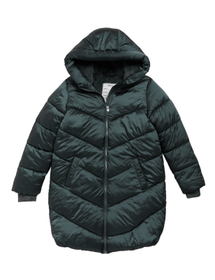 

Girls M&S Collection Stormwear™ Faux Fur Lined Longline Coat (6-16 Yrs) - Khaki, Khaki