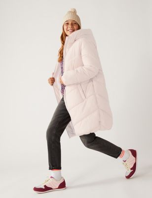 Marks And Spencer Girls M&S Collection Stormwear Padded Coat (6-16 Yrs) - Soft Pink, Soft Pink