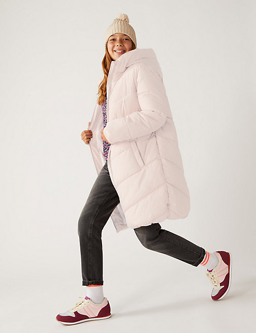 Marks And Spencer Girls M&S Collection Stormwear Padded Coat (6-16 Yrs) - Soft Pink, Soft Pink