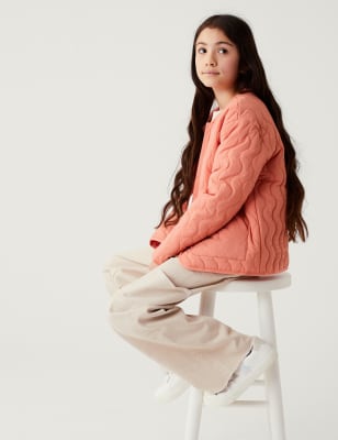 

Girls M&S Collection Quilted Jacket (6-16 Yrs) - Coral, Coral