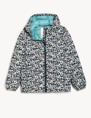 Floral padded clearance coat