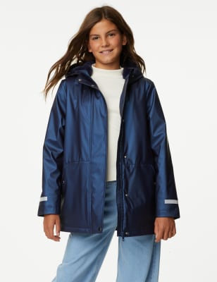 

Girls M&S Collection Stormwear™ Metallic Fisherman Coat (6-16 Yrs) - Navy, Navy