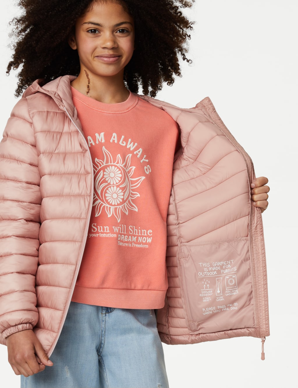 Stormwear™ Lightweight Padded Coat (6-16 Yrs) image 5