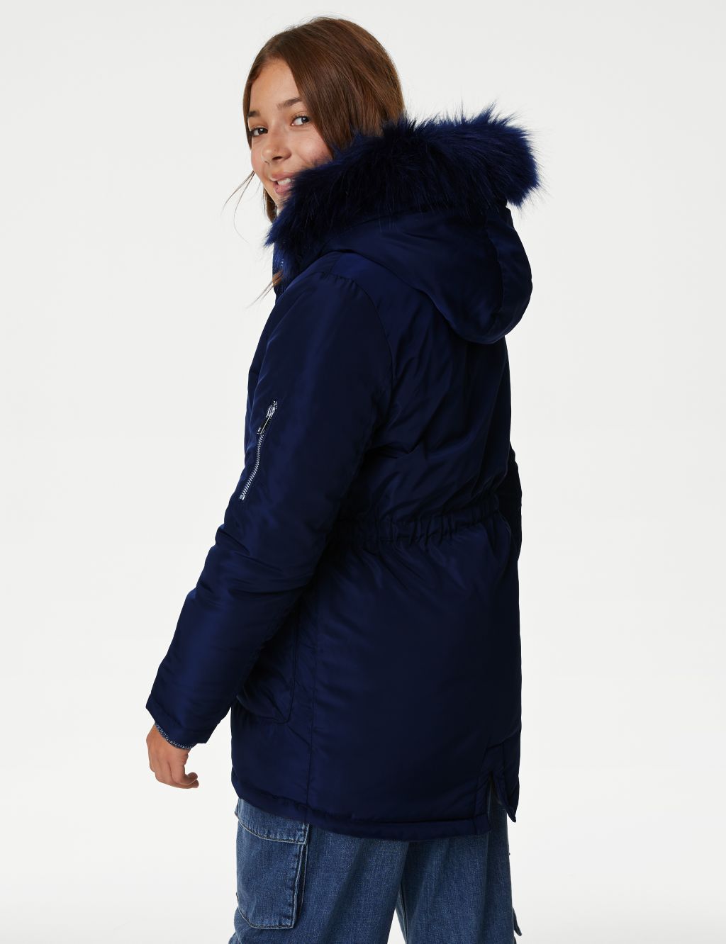 Stormwear™ Hooded Shiny Parka (6-16 Yrs) image 6