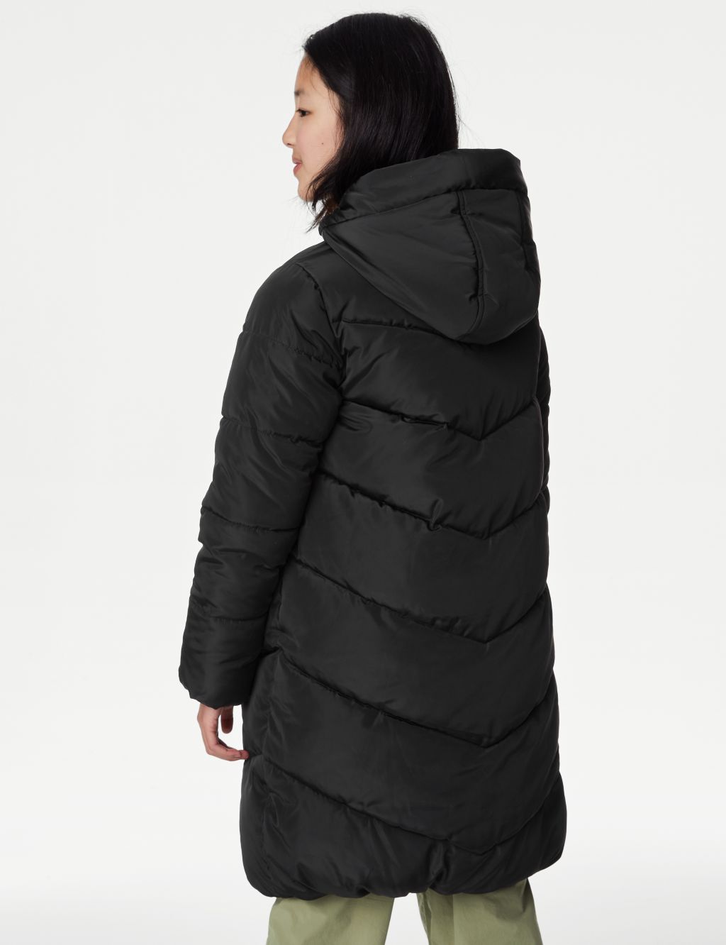 Stormwear™ Longline Padded Hooded Coat (6-16 Yrs) image 6