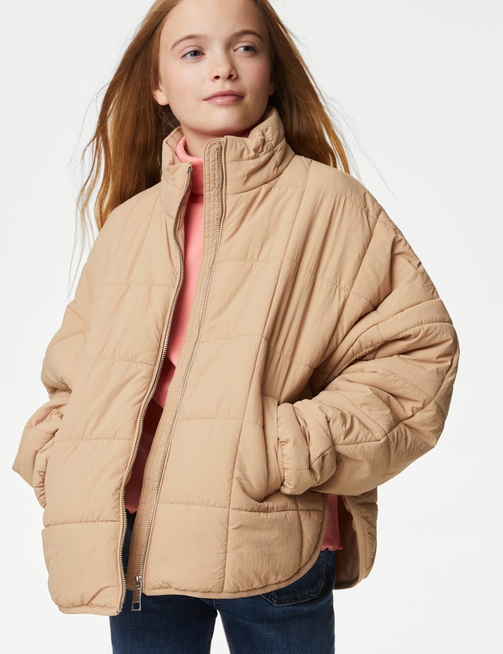 Skechers jacket on sale kids brown
