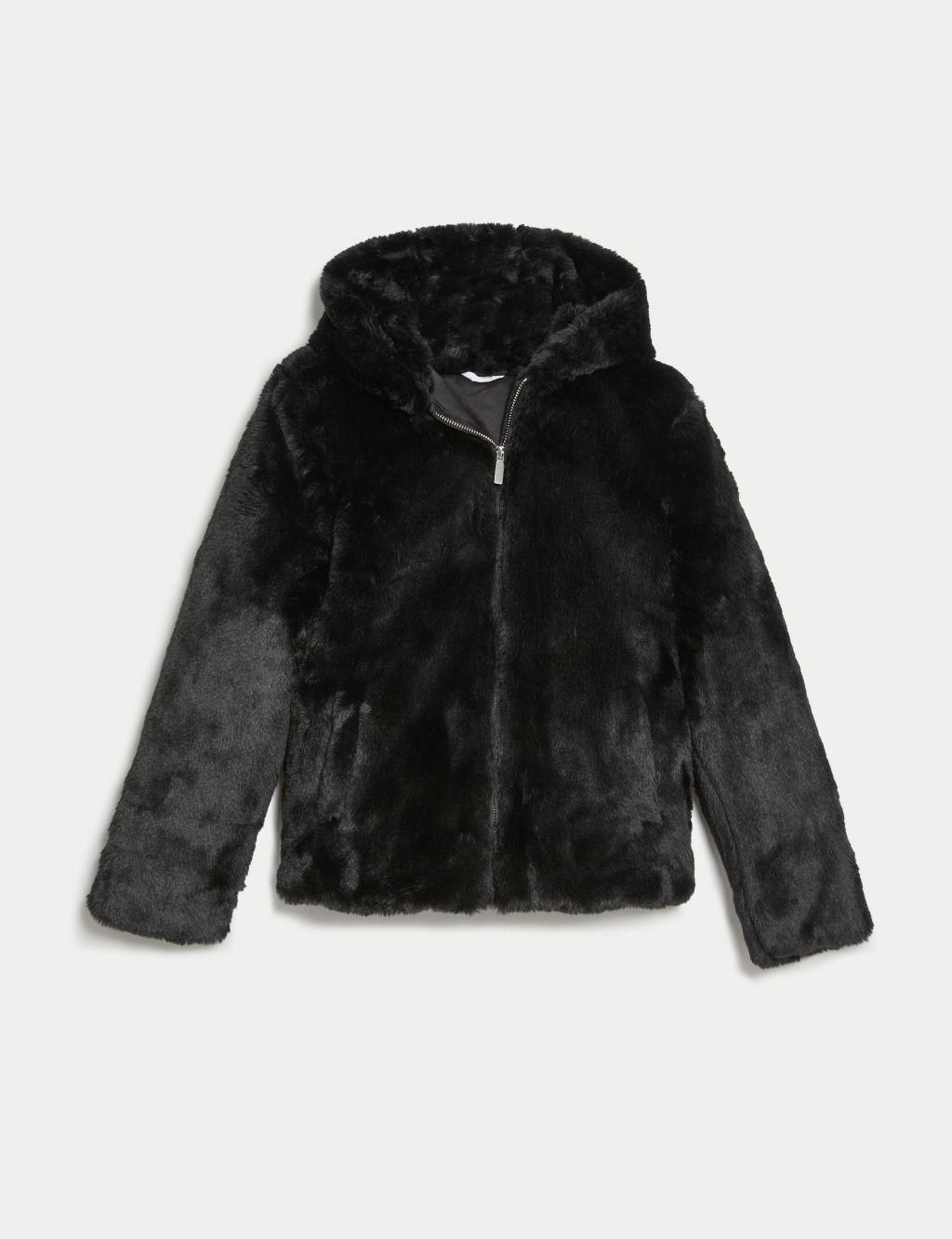 Faux Fur Hooded Jacket (6-16 Yrs) image 2