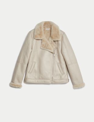 Faux Fur Lined Jacket (6-16 Yrs)