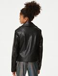 Faux Leather Star Jacket (6-16 Yrs)