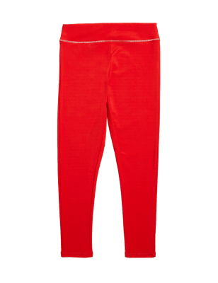 Girls M&S Collection Sports Leggings (6-16 Yrs) - Red