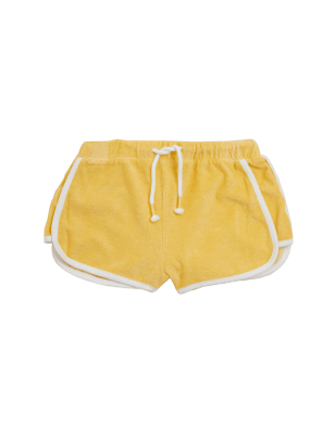

Girls M&S Collection Cotton Rich Towelling Shorts (6-16 Yrs) - Yellow, Yellow