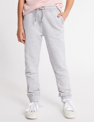 side striped satin trainer joggers