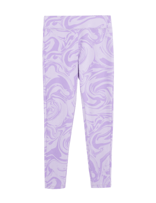 

M&S Collection Leggings con estampado de mármol (6-16 años) - Lilac, Lilac