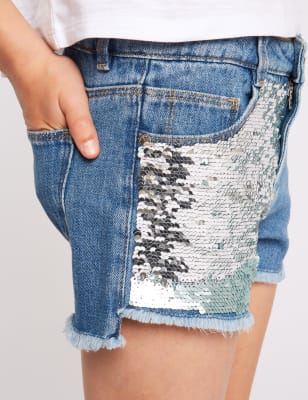 Childrens hot sale sequin shorts