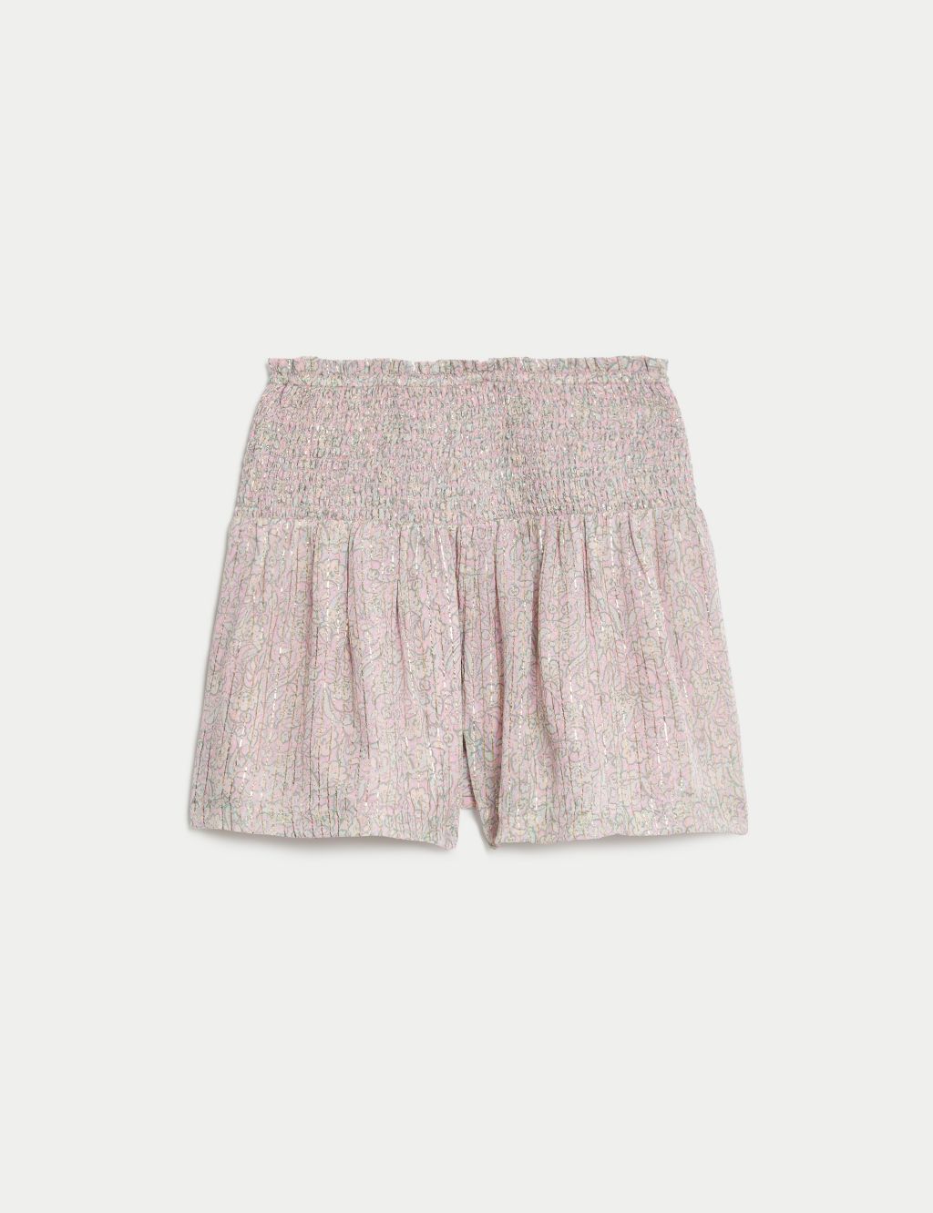 Sparkly Shirred Shorts (6-16 Yrs)