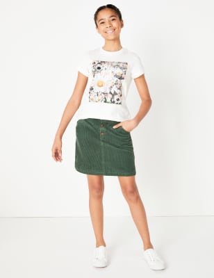 Cord Skirt (6-16 Yrs) - IL