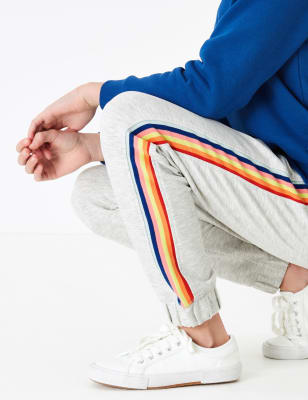 Rainbow discount stripe joggers