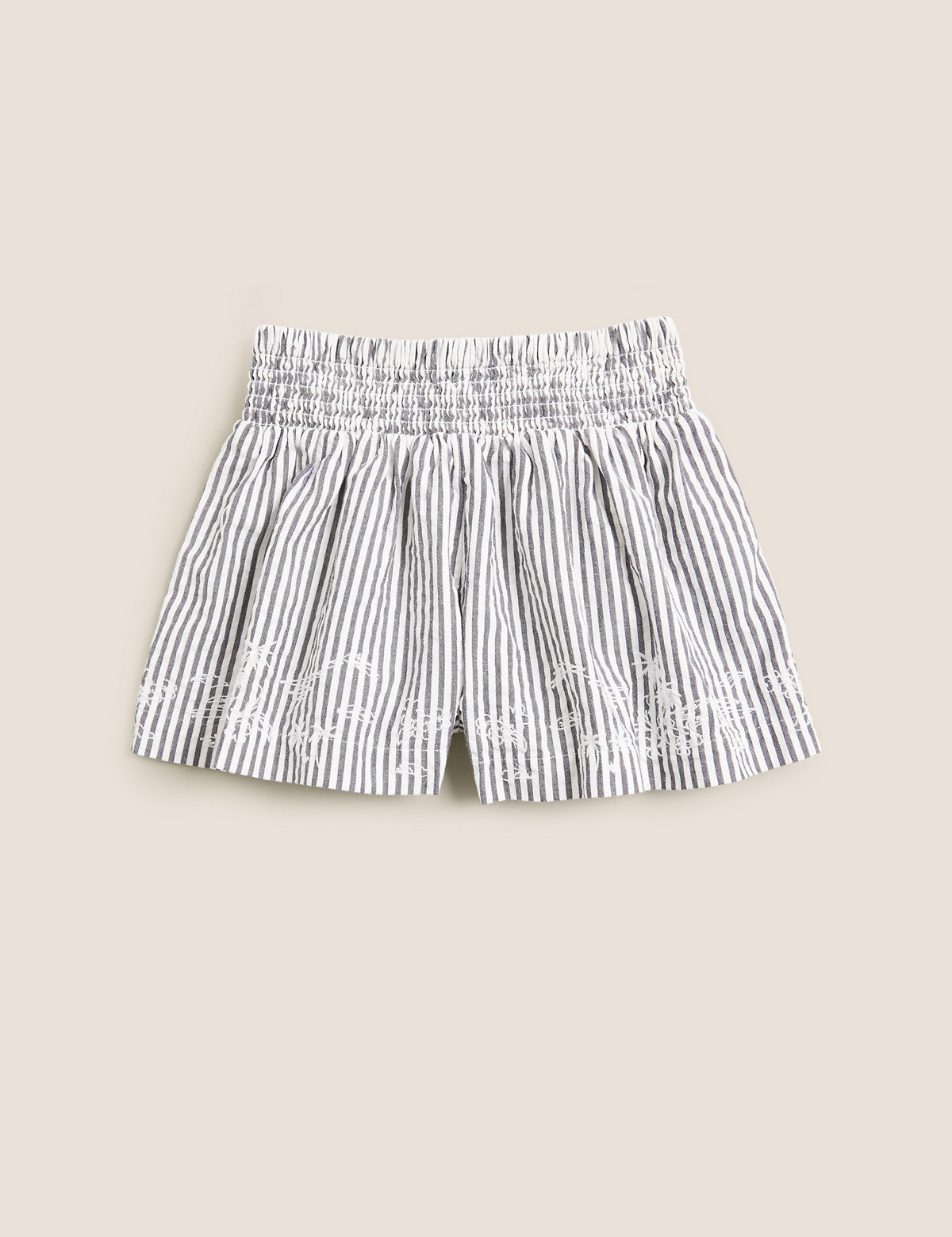 Pure Cotton Striped Shorts