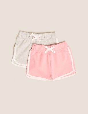 Lot de 2 shorts adaptés en coton, faciles à enfiler (du 2 au 16 ans) - Multi