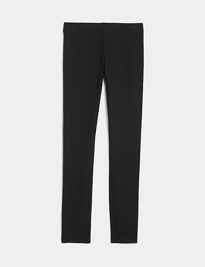 Cotton Rich Leggings with Stretch