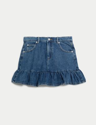 Denim Frill Skirt (6-16 Yrs)