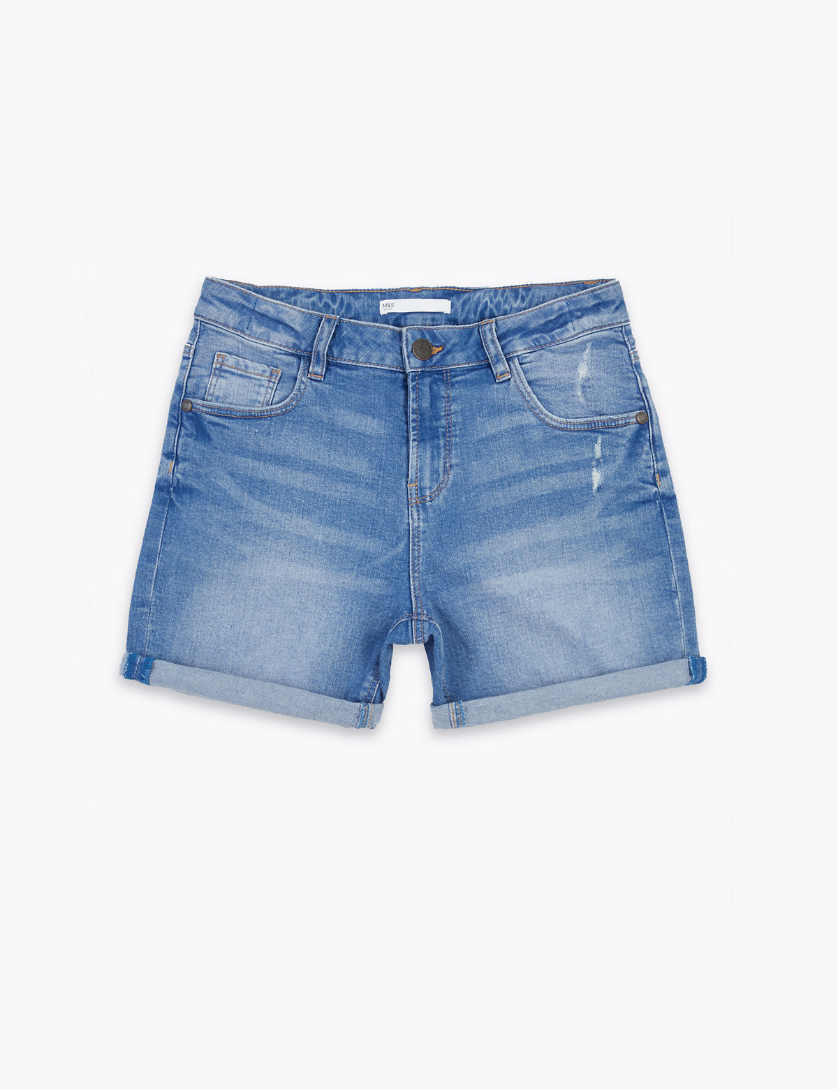 Cotton Denim Shorts (6-16 Yrs)