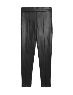 

Girls M&S Collection Faux Leather Leggings (6 - 16 Yrs) - Black, Black