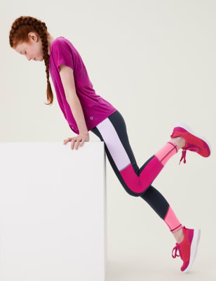 

M&S Collection Sport-Leggings mit Farbblöcken (6-16 Jahre) - Navy Mix, Navy Mix