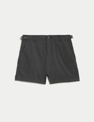 

Girls M&S Collection Pure Cotton Cargo Shorts (6-16 Yrs) - Charcoal, Charcoal