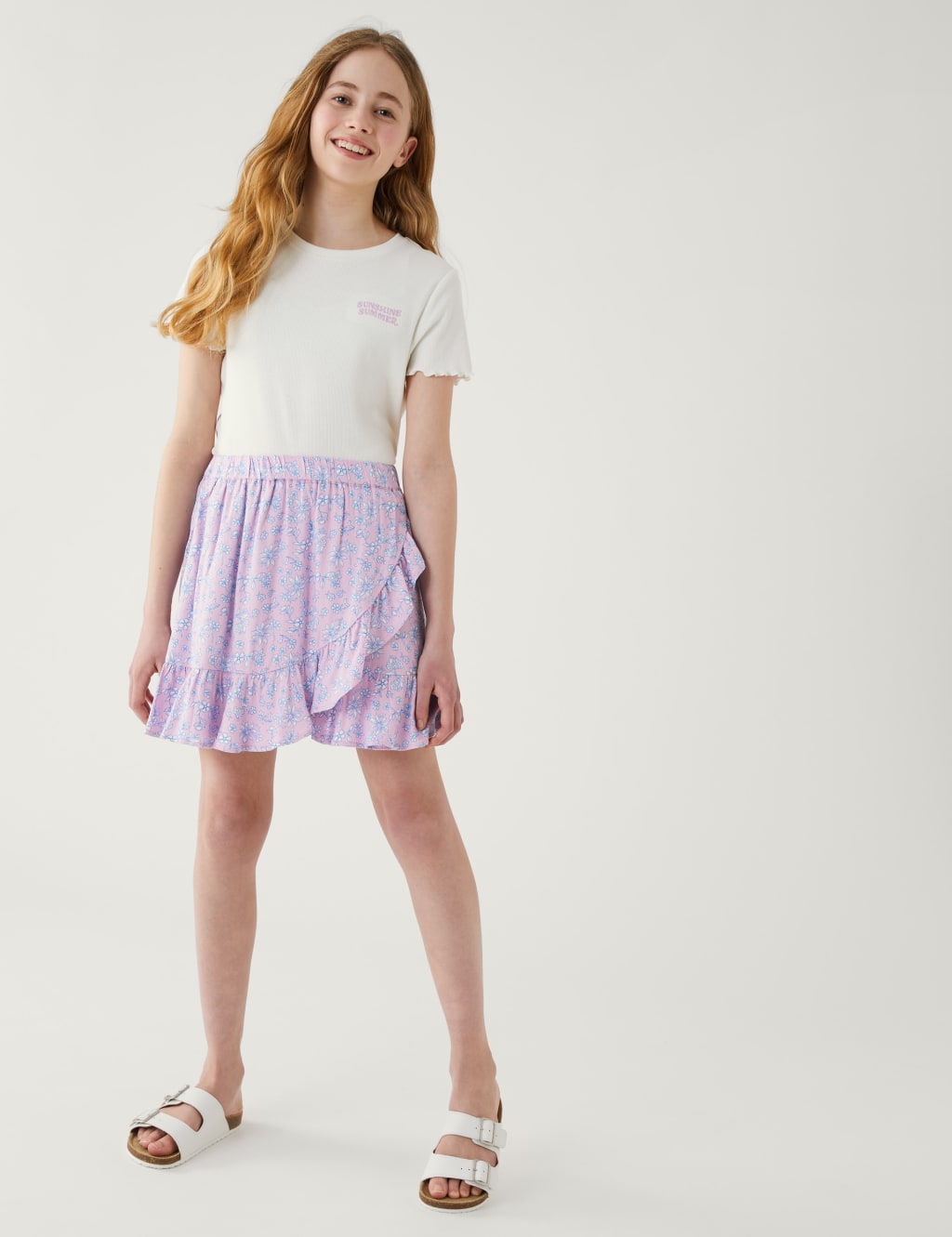 Floral Skort (6-16 Yrs) image 1