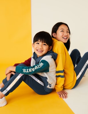 

M&S Collection Pantalón deportivo de algodón de Harry Potter™ (2-16 años) - Navy Mix, Navy Mix
