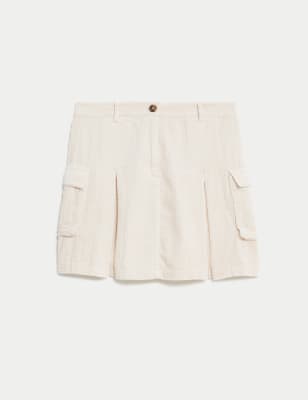 Pure Cotton Cargo Skirt (6-16 Yrs)