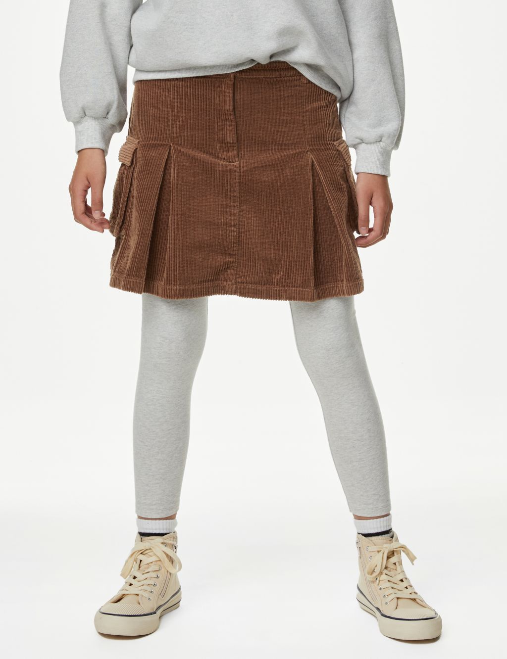 Pure Cotton Cargo Skirt (6-16 Yrs) image 4