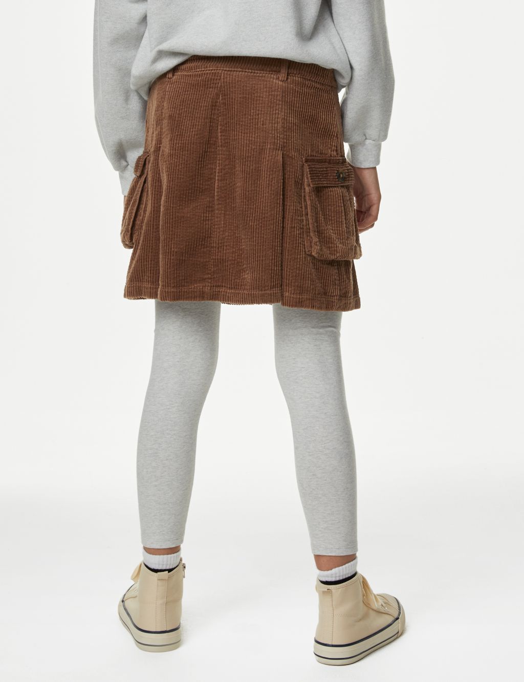 Pure Cotton Cargo Skirt (6-16 Yrs) image 5