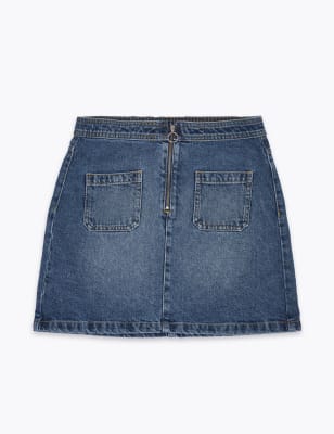 marks and spencer ladies denim skirts