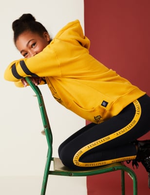 

M&S Collection Leggings de Hufflepuff de Harry Potter™ (2-16 años) - Black Mix, Black Mix