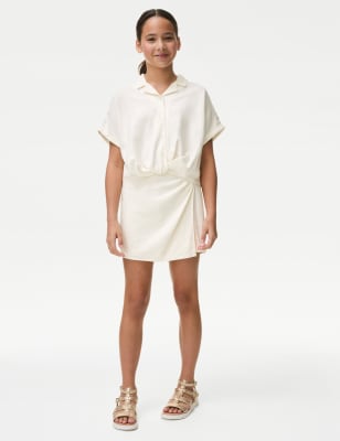 Linen Wrap Skorts (6-16 Yrs) - EE