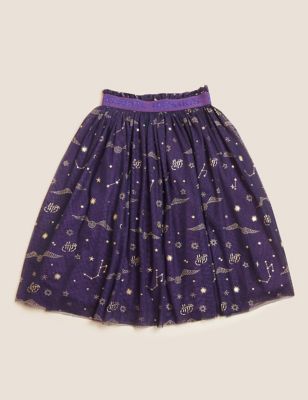 M&S Girls Harry Potter  Midi Tulle Glitter Skirt (2-16 Yrs)