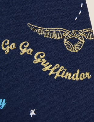 

Girls M&S Collection Harry Potter™ Quidditch Print Leggings (2-16 Yrs) - Navy Mix, Navy Mix