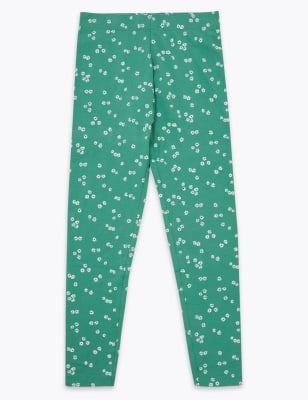 

Leggings mit hohem Baumwollanteil und Blümchenmuster (6-16 Jahre) - Green, Green