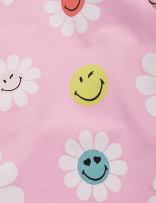 

Girls M&S Collection SmileyWorld® Cotton Rich Cycling Shorts (6-16 Yrs) - Pink Mix, Pink Mix
