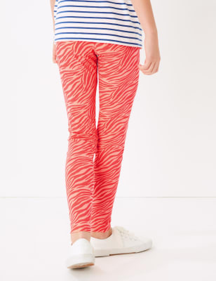 zebra print leggings