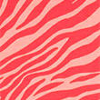 Cotton Zebra Print Leggings (6-16 Yrs) - coral