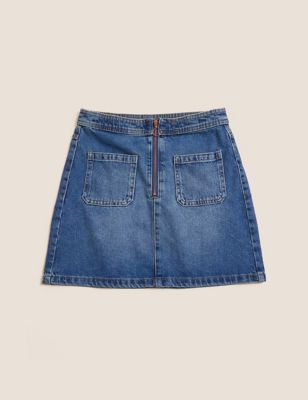 M&S Girls Denim Skirt (6-16 Yrs)
