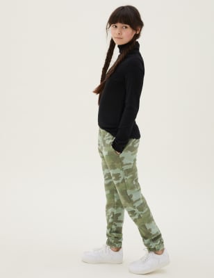 

Girls M&S Collection Cotton Rich Joggers (6-16 Yrs) - Khaki Mix, Khaki Mix