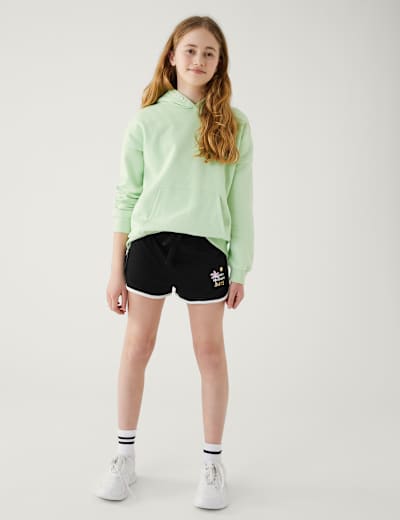 Pure Cotton Aloha Summer Days Slogan Shorts (6 - 16 Yrs)